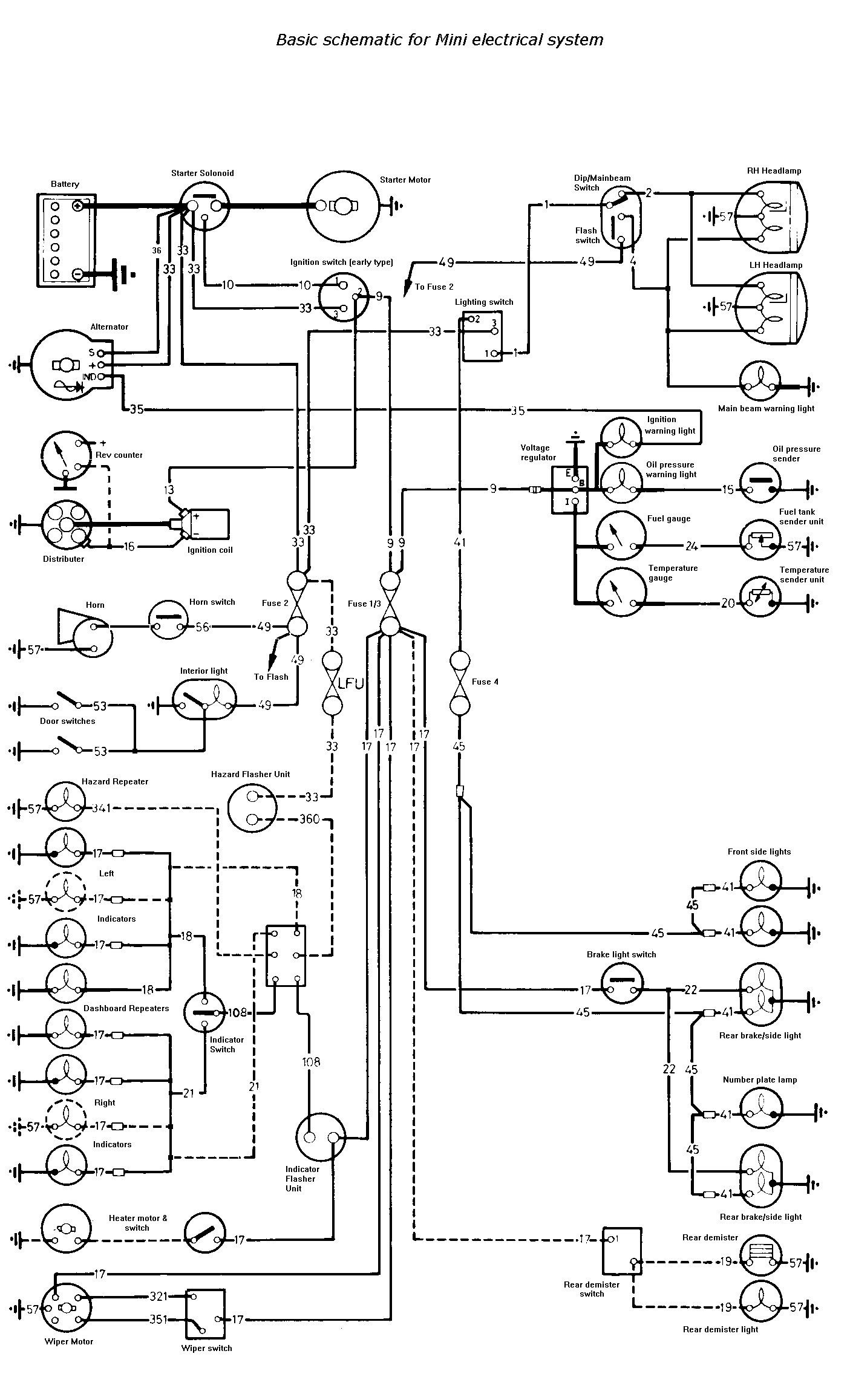 Classic Mini Wiring Diagram from classicmini.weebly.com
